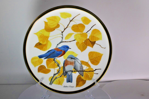 Assiettes Franklin Wedgwood Singer Arthur 1977 x12 Angleterre - Picture 10 of 15