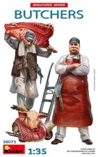 Butchers Fleischer Figure 1:3 5 Kunststoff Modell Kit Miniart