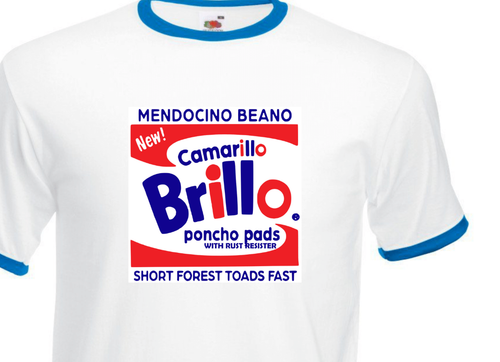 Frank Zappa Camarillo Brillo Ringer T-Shirt wie getragen von John Squire Steinrosen - Bild 3 von 7