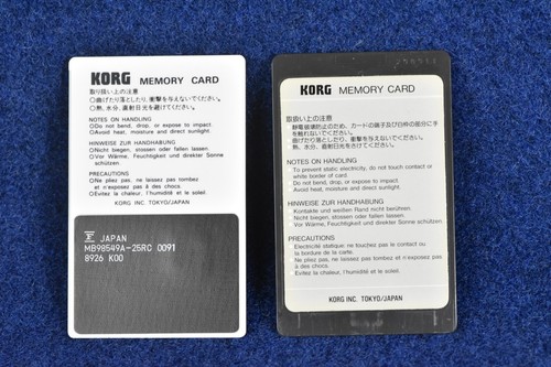 Korg M1 Percussion MPC-08 & MSC-08 PCM Memory Card For M1, M1R - Picture 2 of 3