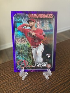 2024 Topps S2 Purple Foil /799 Jordan Lawlar #451 Rookie RC RARE SP diamondbacks