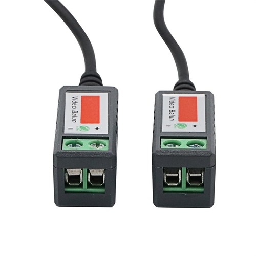 50pairs Video Balun Twisted CCTV Balun Passive Transceivers BNC Cable Adapter - Picture 7 of 10