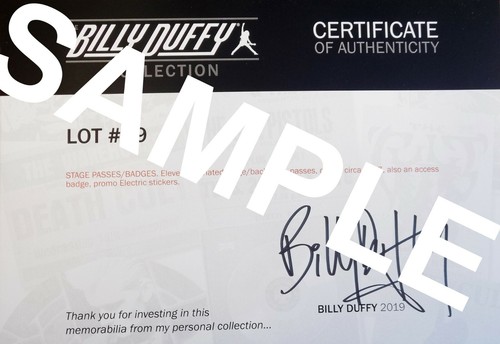The CULT Promo Poster Kerrang Magazin BILLY DUFFY aus Privatbesitz A4 Größe + CVR - Bild 3 von 5