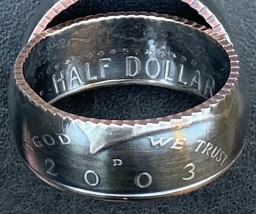 1971-2023 Kennedy Half $ Coin Ring, Size 8-17, Pick the year. Handmade. Free S&H - Picture 67 of 181