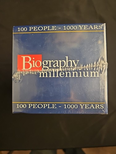 Biography of the Millennium: 100 People-1000 Years A&E 4 VHS Boxed Set NEW - Picture 6 of 6