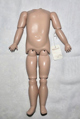 c'1999 Seeley GB13S Composition Jointed 13" Body for Doll & Label & Tag & Outfit - Picture 2 of 13