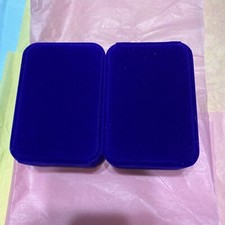 1 Pack Velvet Earring Ring Necklace Pendant Jewelry Gift 2 Boxes Case Wedding