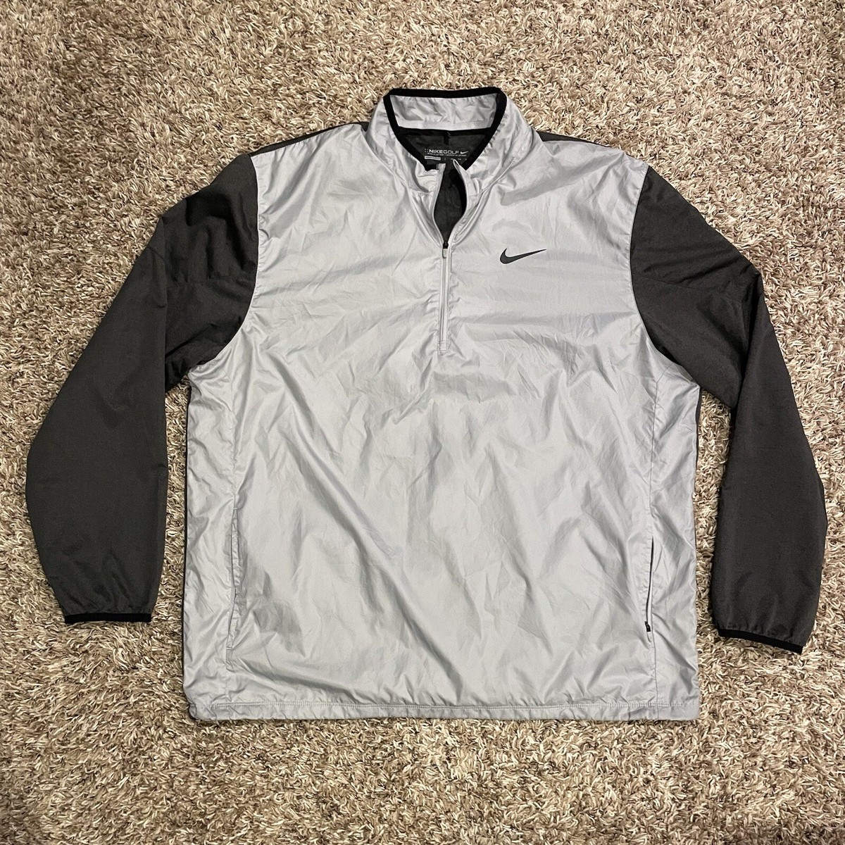 Nike Golf Shield Jacket Windbreaker Men XXL Gray Colorado Rockies 1 2 Zip 726405 eBay