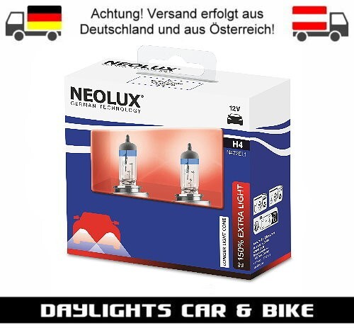 Neolux by Osram H7 Extra Light +150% 12V Lámparas Halógenas Duobox ¡Nuevo! - Imagen 1 de 2