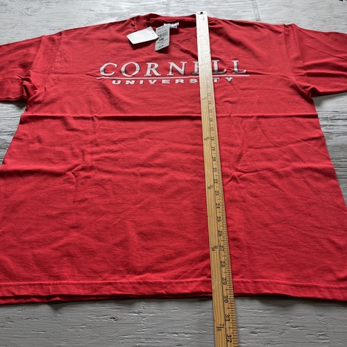 Vintage 90s Champion New With Tags Cornell University Big Red T Shirt XL - Picture 8 of 12