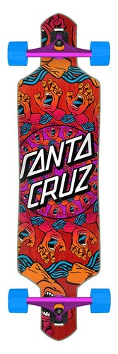 Santa Cruz 36"X9" MANDALA TOXIC SCREAMING HAND DROP THROUGH Longboard Complete - Picture 3 of 4