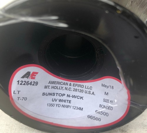 SUNSTOP Bonded Polyester thread T70 210D/3 A&E American & Efird for UV Resistant - Picture 5 of 7