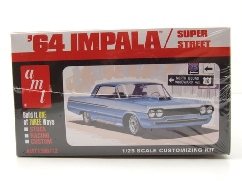Chevrolet Impala Super Street Rod 1964 kit de plástico coche modelo 1:25 AMT - Imagen 5 de 5