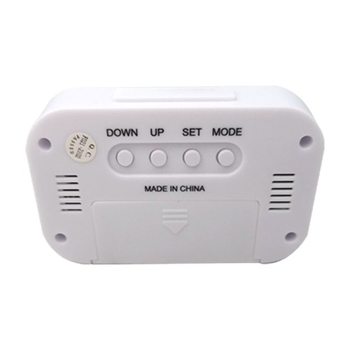 USB Tischuhr LED Wecker Digitaler Alarm Wecker Funk Temperatur Schlummerfunktion - Bild 4 von 25