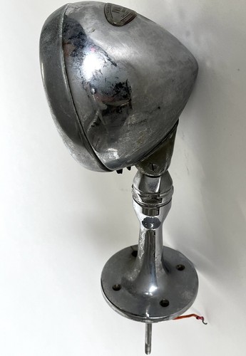 Vintage IVALITE Dash Control Deluxe Spotlight Boat Truck Chrome 6in. & It WORKS! - Picture 1 of 13