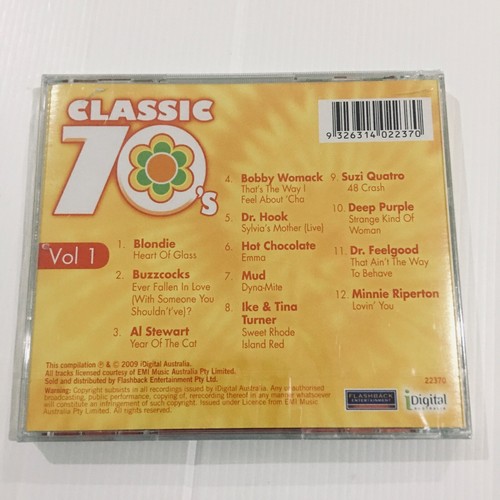 Classic 70's Vol 1 CD New Sealed - Picture 3 of 5