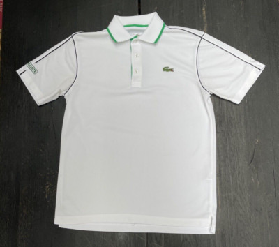 Rare vintage white & green Lacoste polo shirt - Andy Roddick