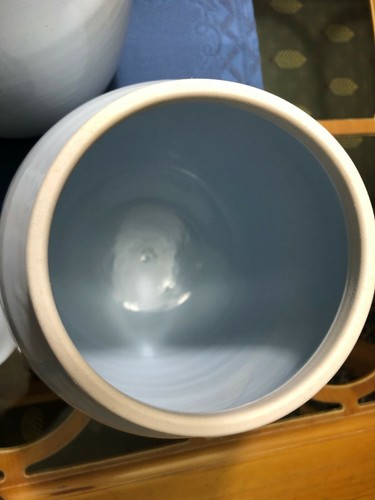 Set of  3 Michael Wendt Pottery Canisters Clay Glaze Hand Thrown  1981 - Picture 11 of 12