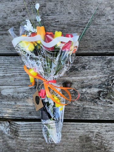 Fall Harvest Thanksgiving Flower Bouquet. The Original Wooden Rose 1, 2, 3 Dozen - Picture 21 of 28