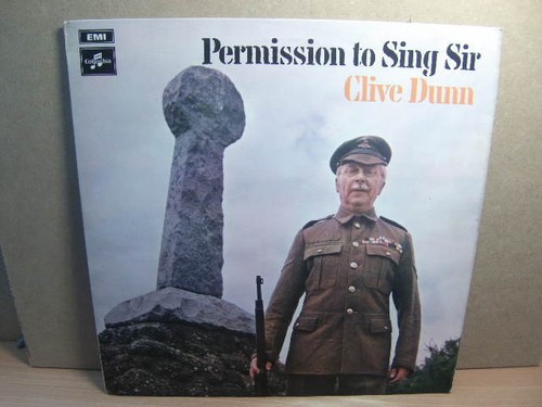 Clive Dunn – Permission to Sing Sir 1970 LP Columbia SCX 6434 - Bild 1 von 4