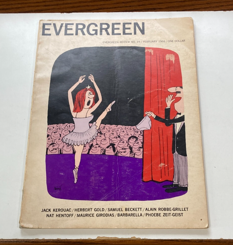 Evergreen Magazine No. 39 February 1966 Jack Kerouac, Samuel Beckett