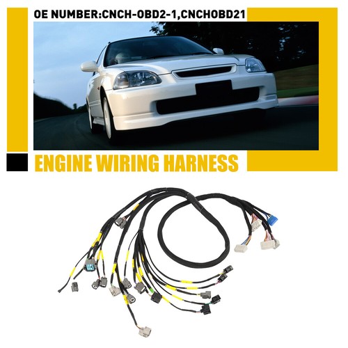 For Acura 1994-2001 Integra B16 B18 D16 Tucked Tucked Engine Harness Accessories - Bild 14 von 17