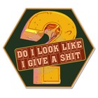 Do I Look Like I Give a Sh*t car bumper sticker decal 4" x 4"