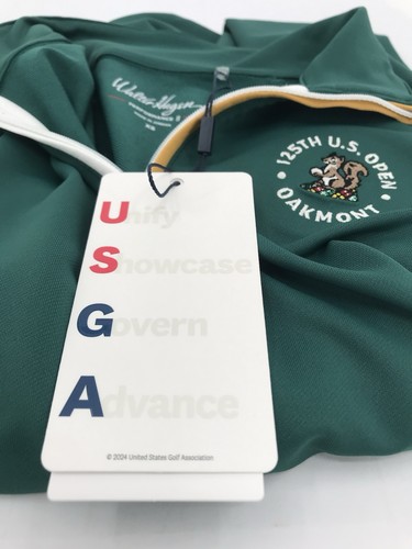 Walter Hagen Women's 125th US Open Oakmont Golf Pullover Size XS Green - Picture 8 of 12