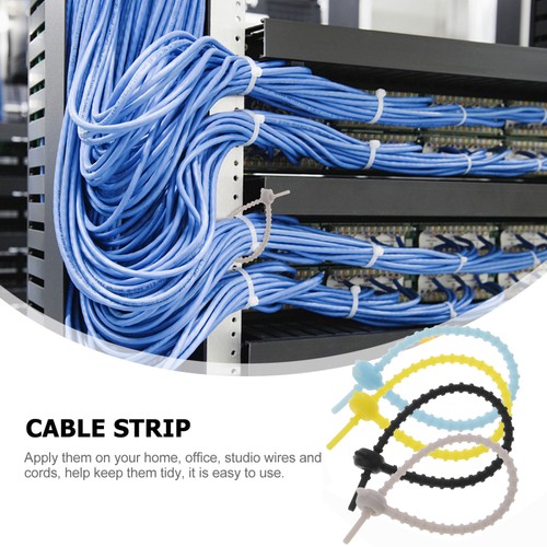 20 Pcs Cable Management Belt Travel Cord Ties for Charging Cables - Afbeelding 6 van 12