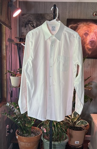 New Men Brooks Brothers Long Sleeve Shirt Size 16 1/2-4/5 (NWOT)