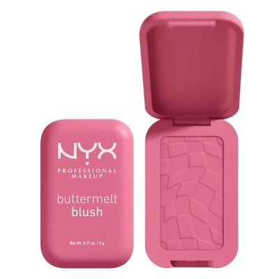 NYX PROFESSIONAL MAKEUP Buttermelt Powder Blush, Fade and Transfer-Resistant ...