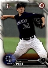2016 Bowman Draft #BD-50 Riley Pint Colorado Rockies
