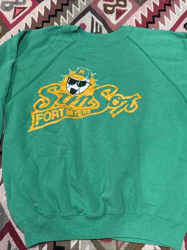 Vintage Fort Myers Sun Sox SPBA Senior Pro Baseball League Jacket Sweater XL - Picture 3 of 6