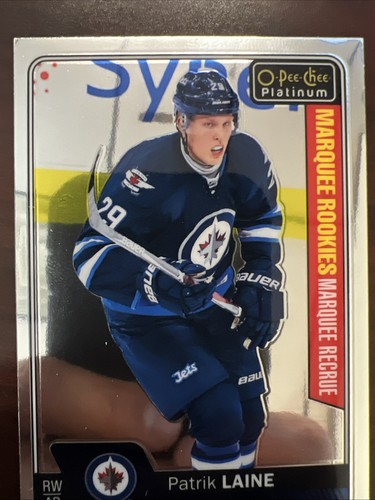 2016-17 O-Pee-Chee Platinum Marquee Rookies Patrik Laine #176 Rookie RC - Picture 3 of 4