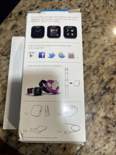 Sony SmartWatch US version 1 Android Bluetooth USB Retail Box Mn2 - Picture 7 of 7
