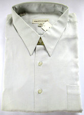 PRONTO UOMO "MENS LONG SLEEVE DRESS SHIRT" MINT GREEN 19 34/35 BRAND NEW