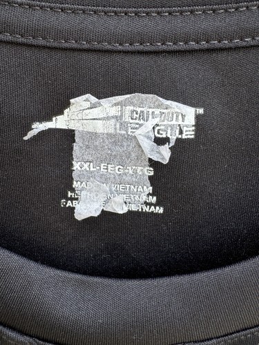 Los Angeles Guerillas Tee Call Of Duty Mens XXL Activision Black New With Tags - Picture 3 of 5