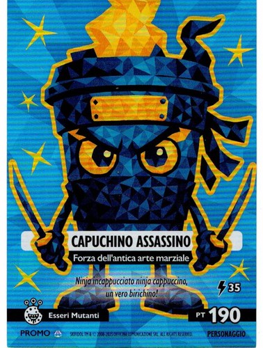 SKIFIDOL ITALIAN BRAINROT CAPUCHINO ASSASSINO CARD PROMO POLYGON LIMITED EDITION