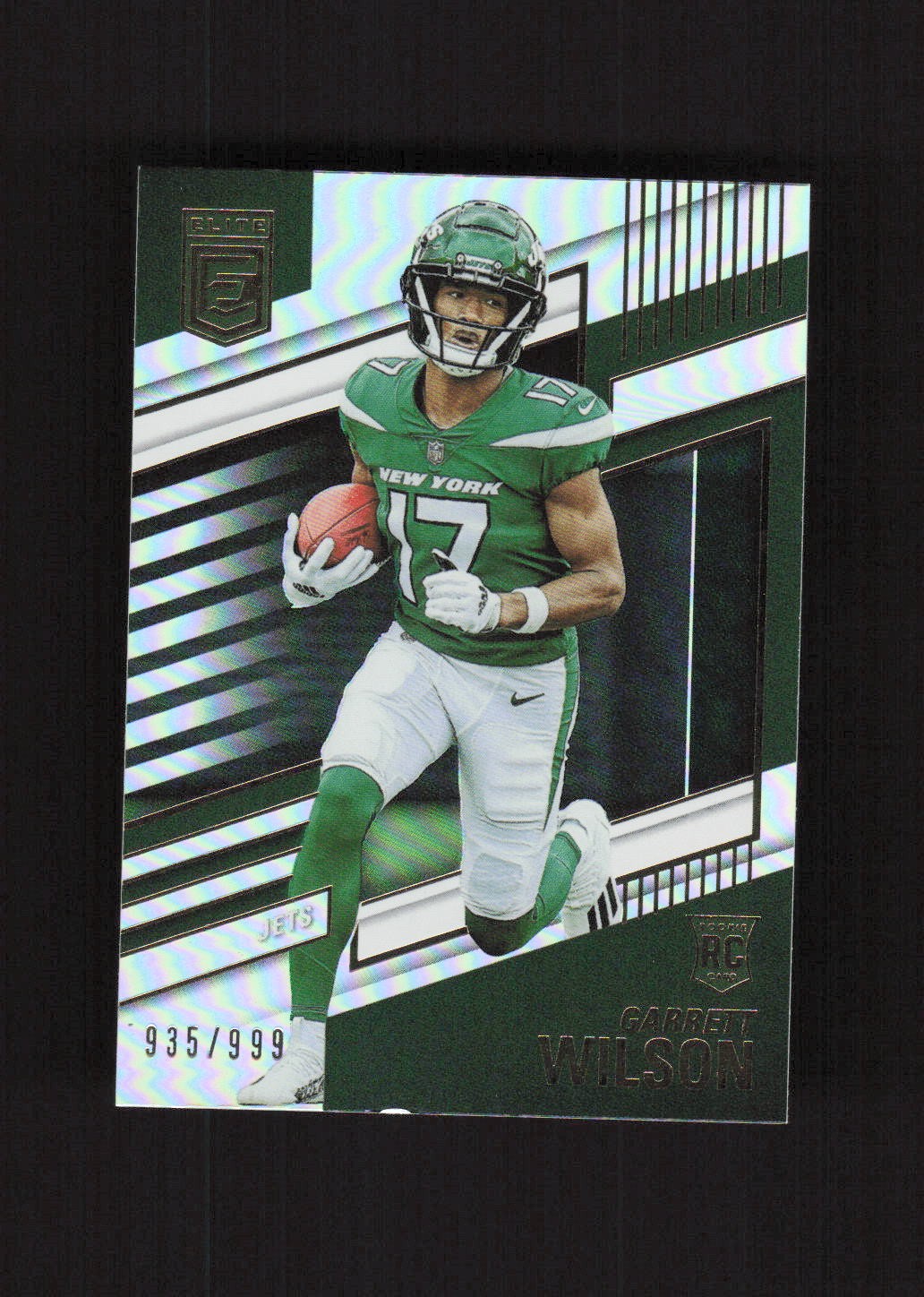 2022 Donruss Elite #118 Garrett Wilson RC New York Jets #/999
