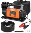 Heavy Duty Portable 12V Air Compressor Kit Inflate 6.35CFM (180L/ Min), Max 1...
