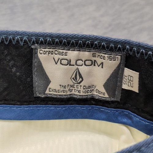 Volcom Shorts Mens 28 Navy Solid VMonty Stretch 10" Performance Stretch Logo NWT - Picture 8 of 13