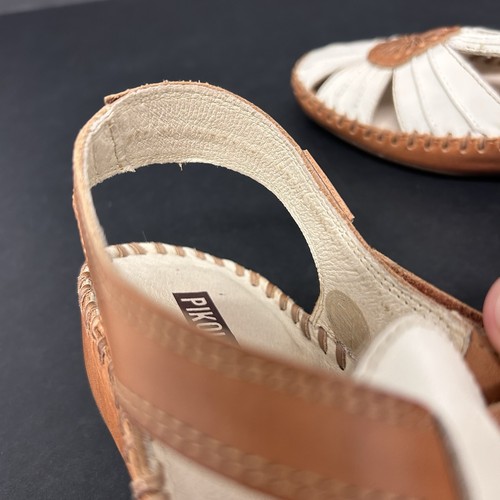 Pikolinos Vallarta Damen Leder Sandalen Boho Chic Freizeit Urlaub UK 6 EUR 39 - Bild 10 von 15