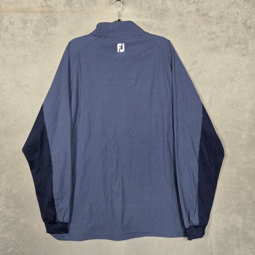 Footjoy Golf Hyperflex 1/2 Cremallera Pullover Cortavientos Hombres 2XL Azul Rendimiento Usado en Excelente Condición - Imagen 5 de 11
