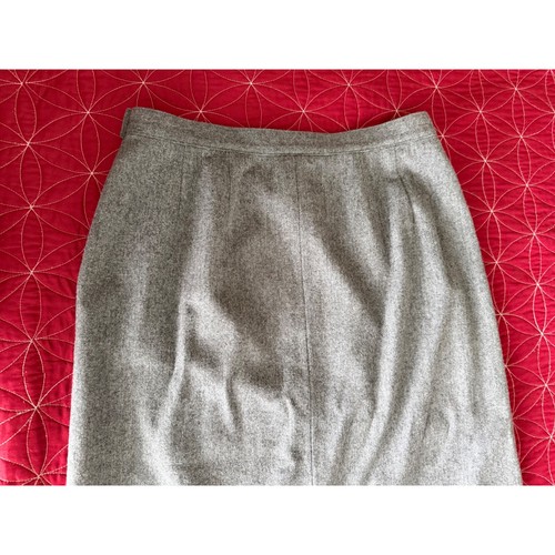 Pendleton Wool Skirt Women's Gray Long Tall Career Professional Vintage Size 16 - Picture 5 of 7