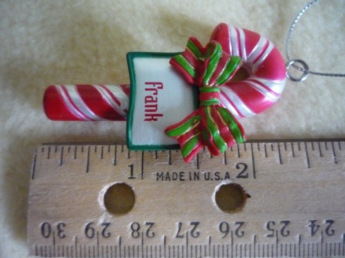 TODO BASTÓN DE CARAMELO ADORNO NAVIDAD PERSONALIZADO "FRANK" - Imagen 3 de 3