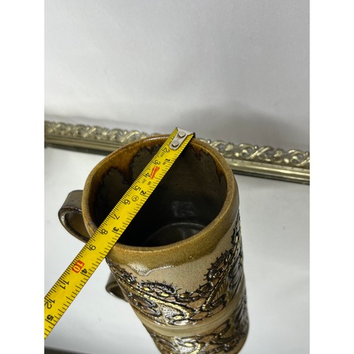 Vintage Unikat '82 Wedge Pottery signiert geprägt Kaffeebecher - Bild 6 von 6