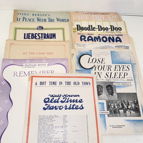 Antique & Vintage 1920s Sheet Music Mixed Lot of 55 Rare Songbook Piano Solos - Picture 3 of 8