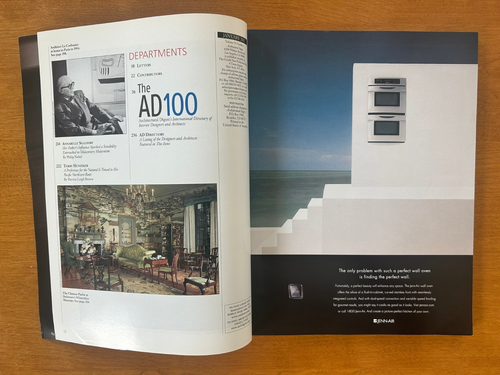Architectural Digest Magazine January 2002 - Picture 3 of 4