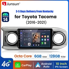 For Toyota Tacoma 2016-2021 CarPlay Android 14 6+128GB Car Stereo Radio GPS Navi