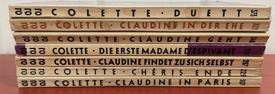 Lot of 7 VTG 1950/60s Colette German Language Novels Paperback RORORO Claudine.. - Image 3 of 4